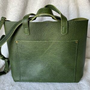 Portland Leather Goods Avocado Medium Classic Crossbody Tote